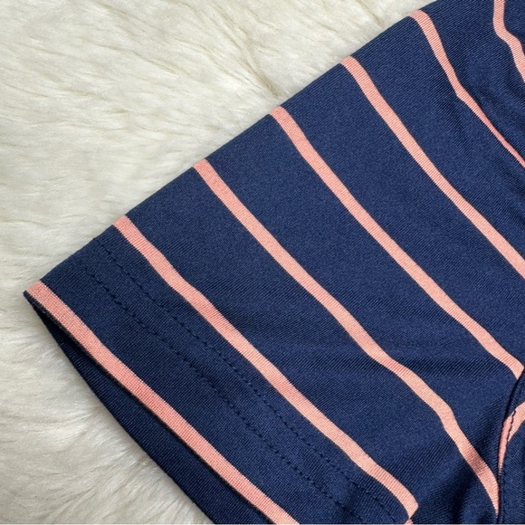 Tommy Bahama Polo Shirt Blue and Pink Striped Size 6 - Picture 5 of 16
